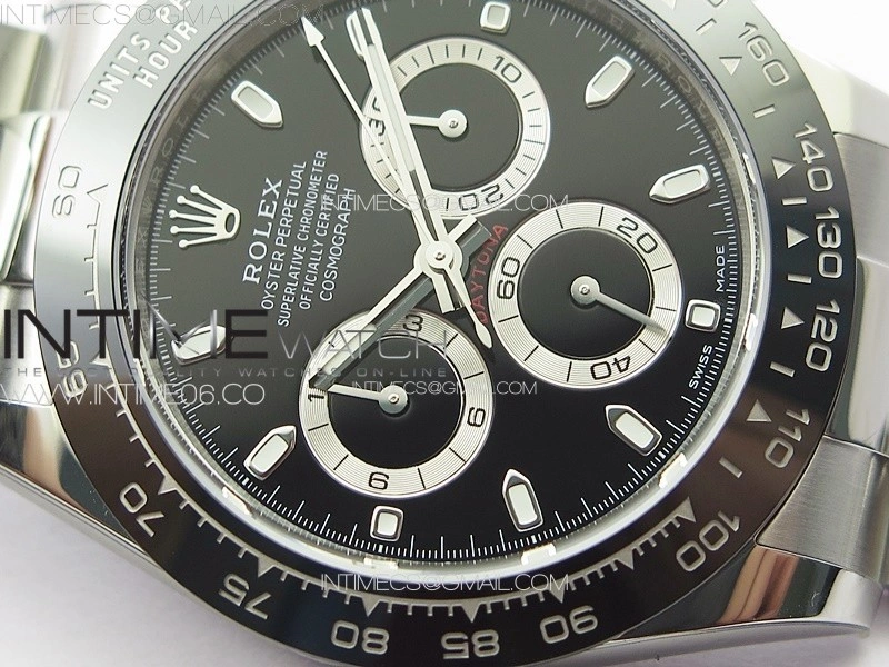 Daytona 116500LN BTF 1:1 Best Edition Black Dial on 904L SS Case and Bracelet SA4130