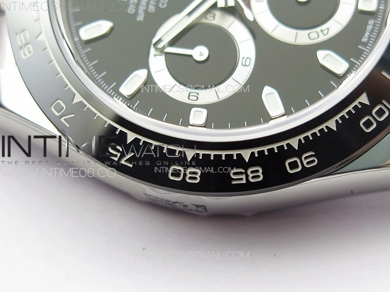 Daytona 116500LN BTF 1:1 Best Edition Black Dial on 904L SS Case and Bracelet SA4130