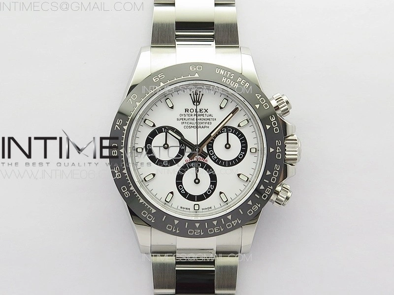 Daytona 116500LN BTF 1:1 Best Edition White Dial on 904L SS Case and Bracelet SA4130