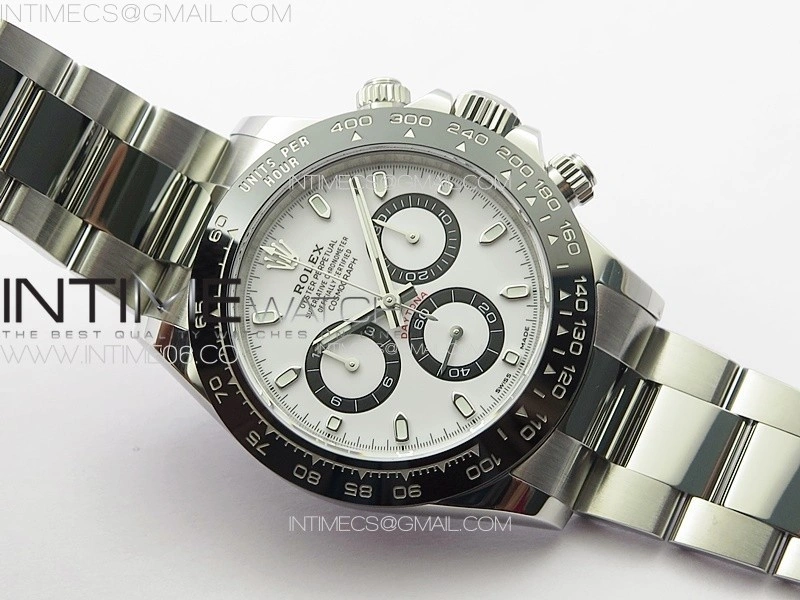 Daytona 116500LN BTF 1:1 Best Edition White Dial on 904L SS Case and Bracelet SA4130