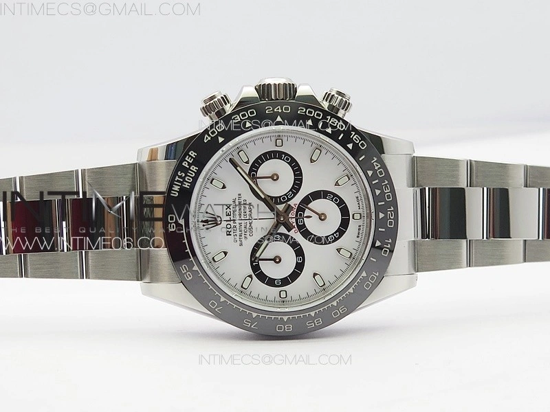 Daytona 116500LN BTF 1:1 Best Edition White Dial on 904L SS Case and Bracelet SA4130