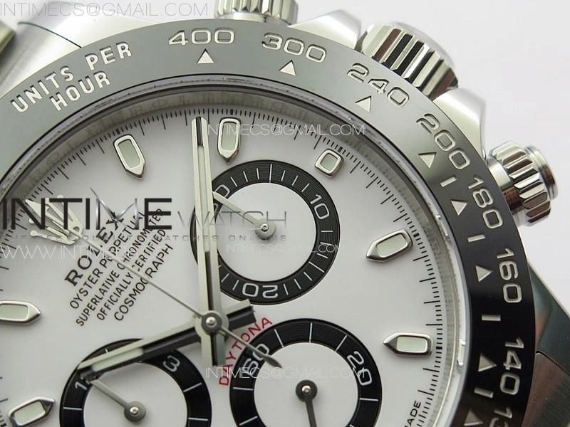 Daytona 116500LN BTF 1:1 Best Edition White Dial on 904L SS Case and Bracelet SA4130