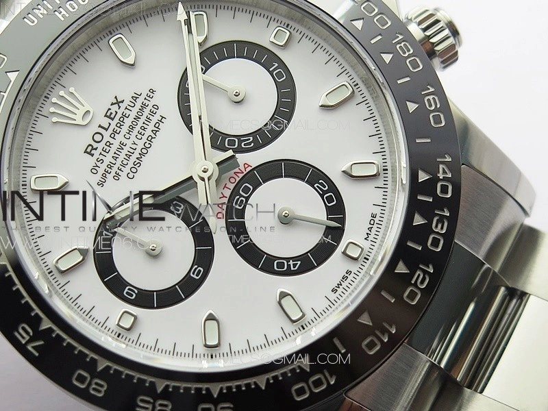 Daytona 116500LN BTF 1:1 Best Edition White Dial on 904L SS Case and Bracelet SA4130