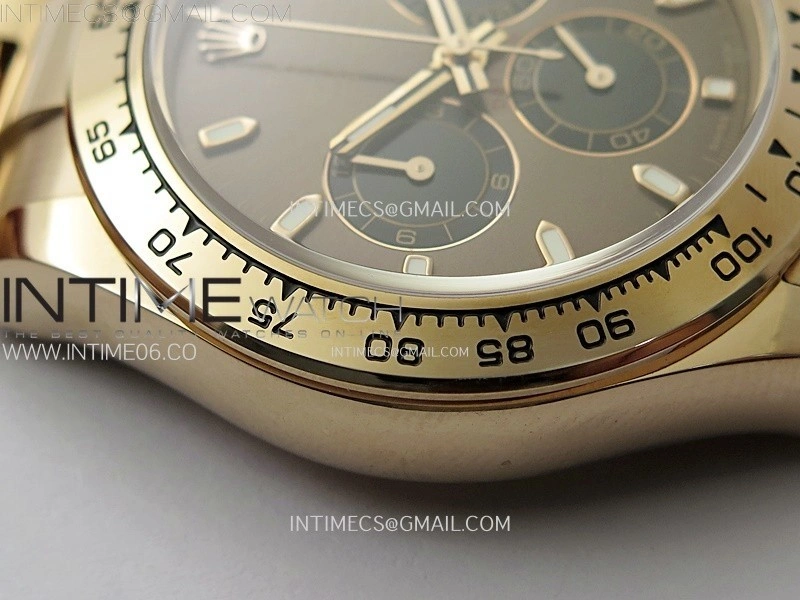Daytona 116505 QF 1:1 Best Edition Brown Dial Black Subdial on RG Bracelet SH4130 V3