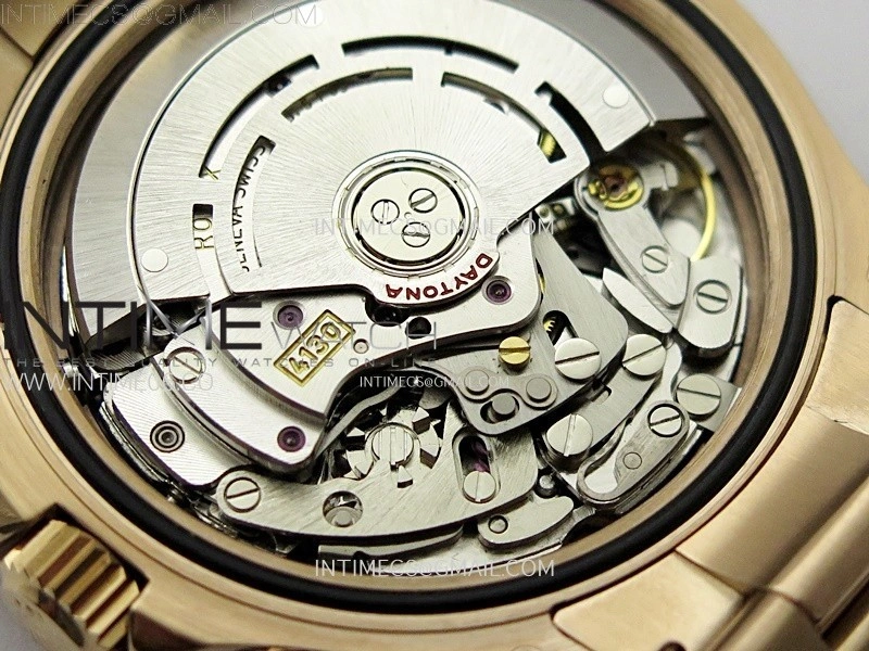 Daytona 116505 QF 1:1 Best Edition Brown Dial Black Subdial on RG Bracelet SH4130 V3