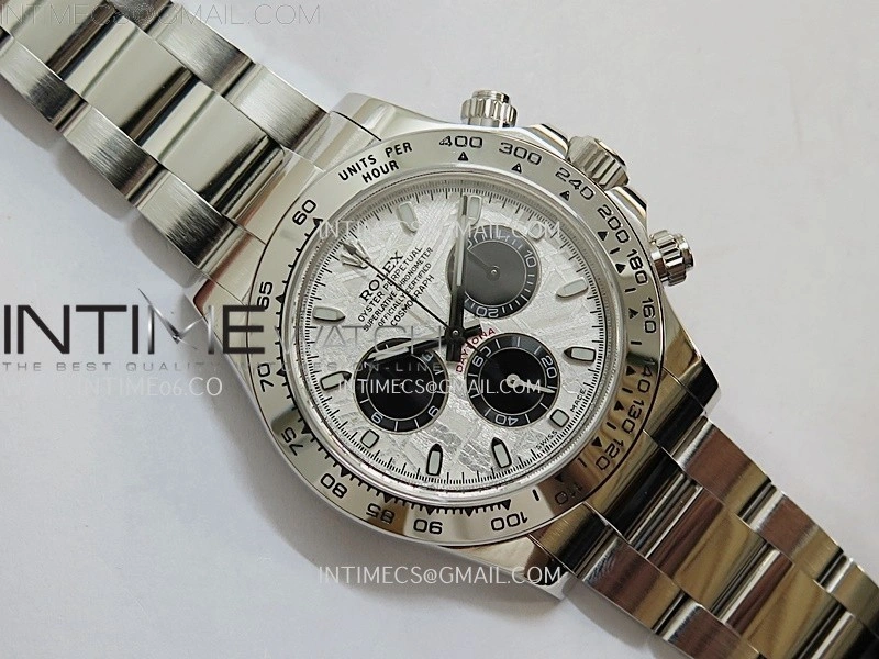 Daytona 116509 Gain Weight BTF 1:1 Best Edition Meteorite Dial on SS Bracelet SH4130