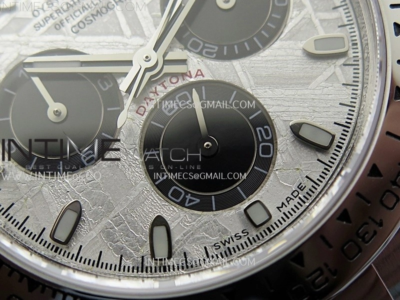 Daytona 116509 Gain Weight BTF 1:1 Best Edition Meteorite Dial on SS Bracelet SH4130