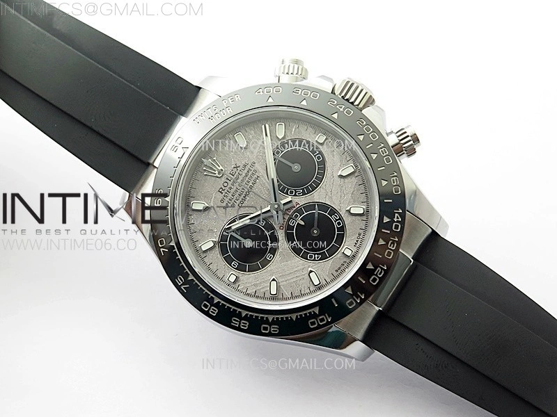Daytona 116519 QF 1:1 Best Edition Real Meteorite Dial on Oysterflex Strap SH4130 V3