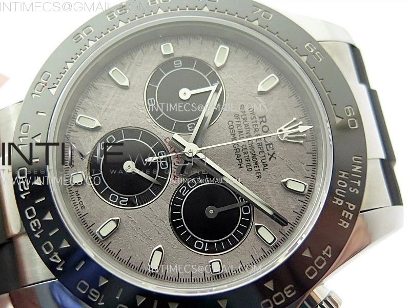 Daytona 116519 QF 1:1 Best Edition Real Meteorite Dial on Oysterflex Strap SH4130 V3