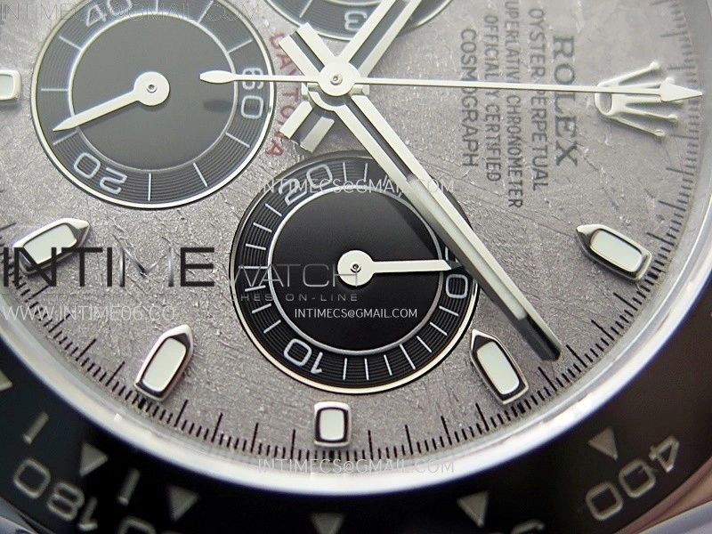 Daytona 116519 QF 1:1 Best Edition Real Meteorite Dial on Oysterflex Strap SH4130 V3