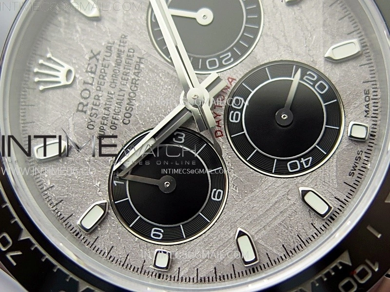 Daytona 116519 QF 1:1 Best Edition Real Meteorite Dial on Oysterflex Strap SH4130 V3
