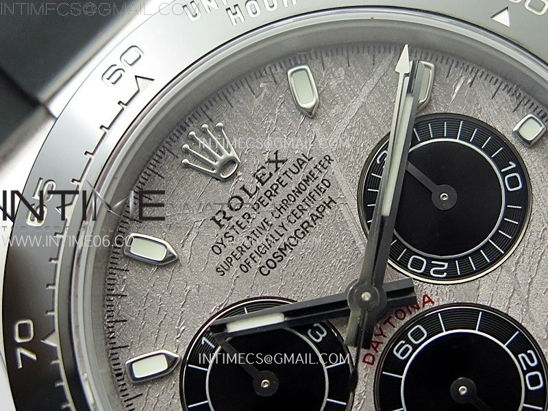 Daytona 116519 QF 1:1 Best Edition Real Meteorite Dial on Oysterflex Strap SH4130 V3