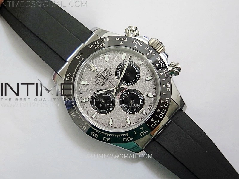 Daytona 116519 QF 1:1 Best Edition Real Meteorite Dial on Oysterflex Strap SH4130 V3