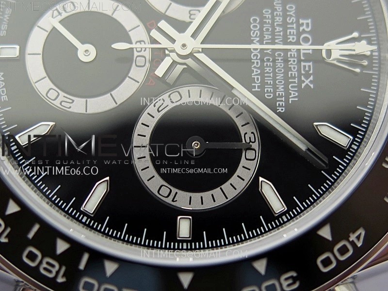 Daytona 126500 904L SS ESF 1:1 Best Edition Black Dial on 904L SS Bracelet A4131 Mod