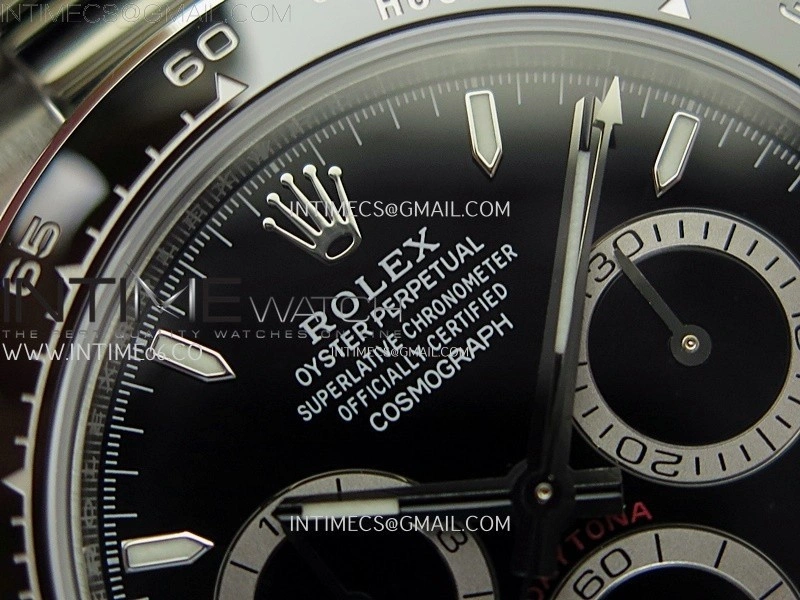 Daytona 126500 904L SS ESF 1:1 Best Edition Black Dial on 904L SS Bracelet A4131 Mod