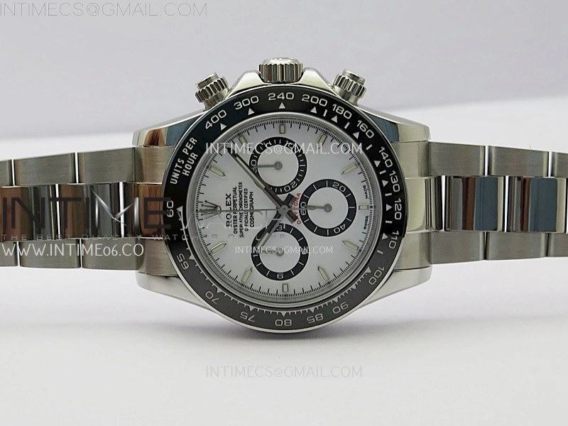 Daytona 126500 904L SS ESF 1:1 Best Edition White Dial on 904L SS Bracelet A4131 Mod