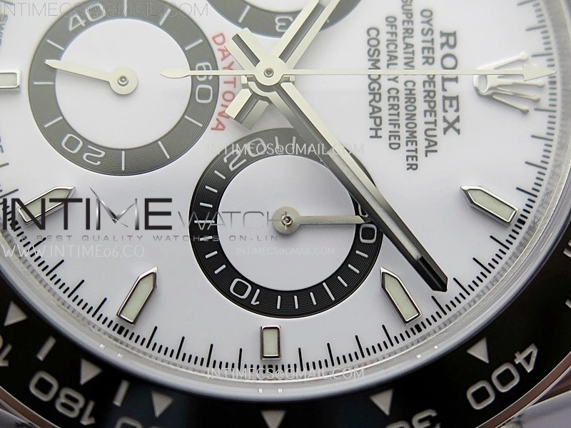 Daytona 126500 904L SS ESF 1:1 Best Edition White Dial on 904L SS Bracelet A4131 Mod