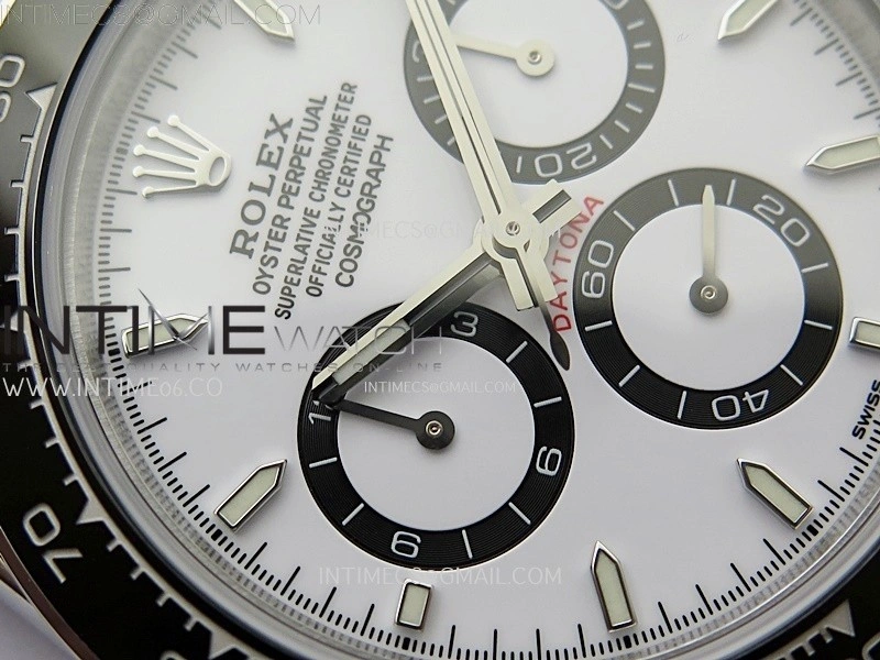 Daytona 126500 904L SS ESF 1:1 Best Edition White Dial on 904L SS Bracelet A4131 Mod