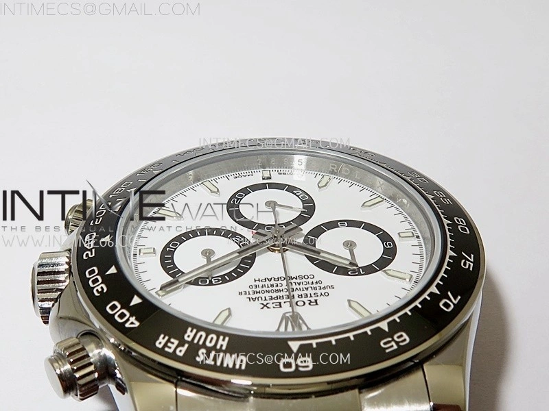 Daytona 126500 904L SS ESF 1:1 Best Edition White Dial on 904L SS Bracelet A4131 Mod