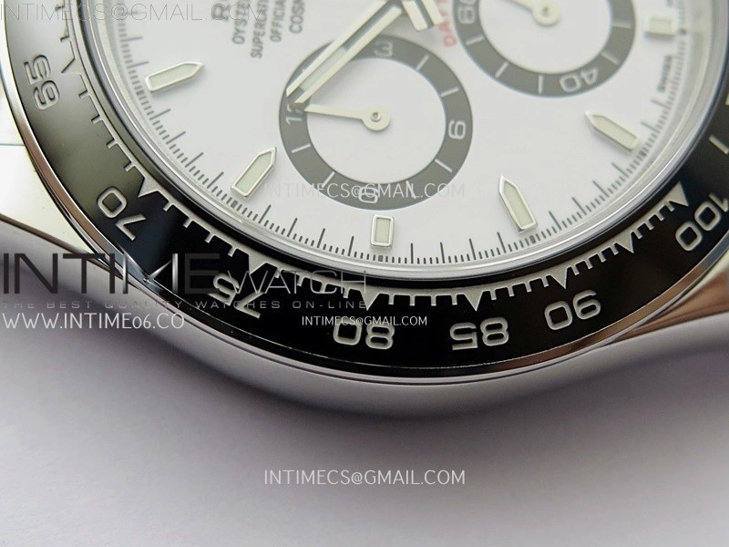 Daytona 126500 904L SS ESF 1:1 Best Edition White Dial on 904L SS Bracelet A4131 Mod