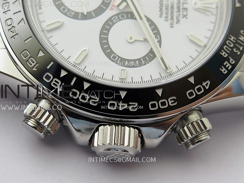 Daytona 126500 904L SS ESF 1:1 Best Edition White Dial on 904L SS Bracelet A4131 Mod