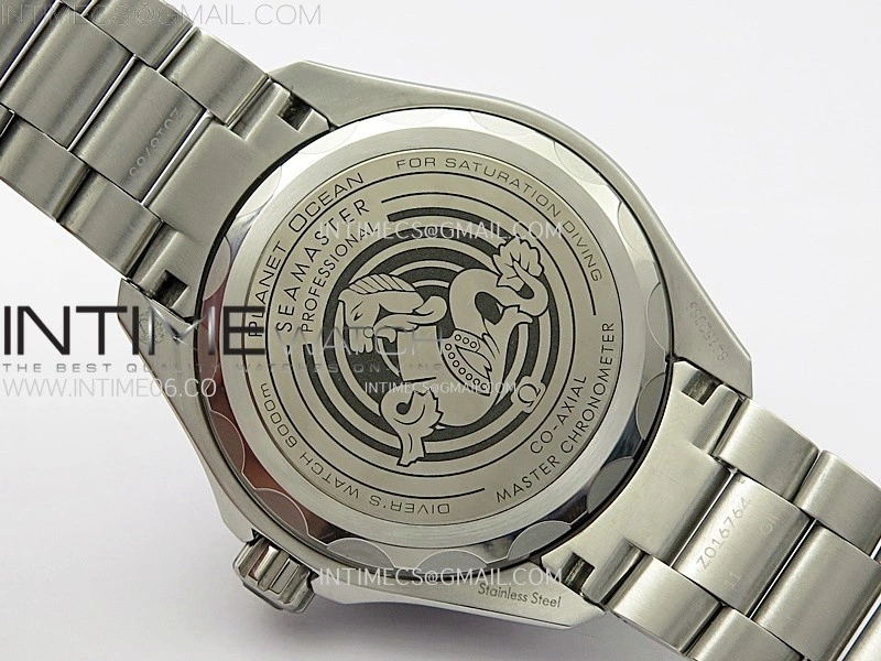 Seamaster 6000M Ultra Deep SS TF 1:1 Best Edition Blue Dial Blue Ceramic Bezel on SS Bracelet A2824