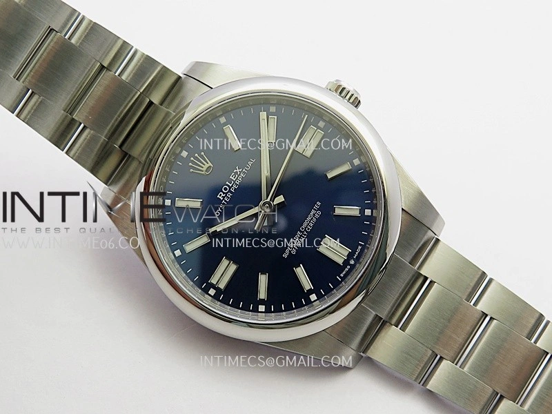Oyster Perpetual 124300 41mm 904L SS VF 1:1 Best Edition Blue Dial On 904L SS Bracelet DD3230