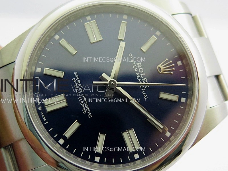 Oyster Perpetual 124300 41mm 904L SS VF 1:1 Best Edition Blue Dial On 904L SS Bracelet DD3230