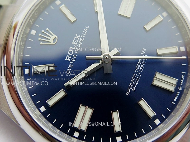 Oyster Perpetual 124300 41mm 904L SS VF 1:1 Best Edition Blue Dial On 904L SS Bracelet DD3230