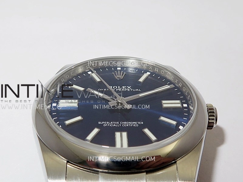 Oyster Perpetual 124300 41mm 904L SS VF 1:1 Best Edition Blue Dial On 904L SS Bracelet DD3230