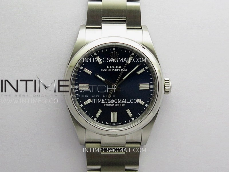 Oyster Perpetual 126000 36mm 904L SS VF 1:1 Best Edition Blue Dial On 904L SS Bracelet DD3230