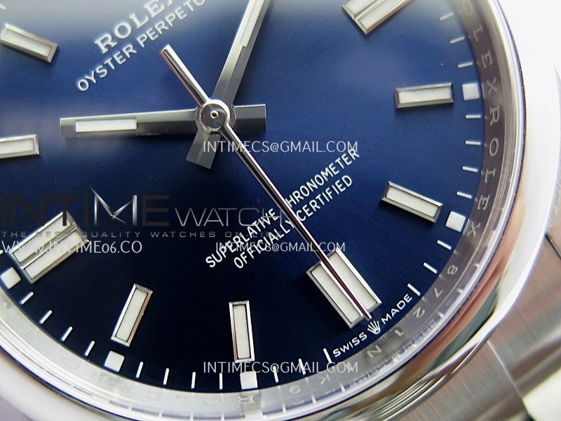 Oyster Perpetual 126000 36mm 904L SS VF 1:1 Best Edition Blue Dial On 904L SS Bracelet DD3230
