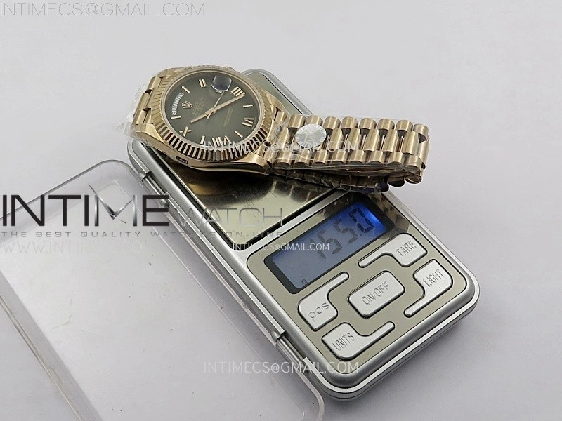 Day Date 40mm 228235 Gain Weight RG tungsten APSF 1:1 Best Edition Black Gradient Dial on RG President Bracelet A3255
