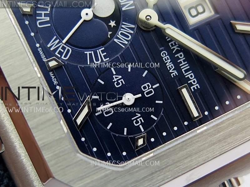 Cubitus 5822 SS HLF Best Edition Blue Dial On Blue Nylon Strap Super Clone Asian 240