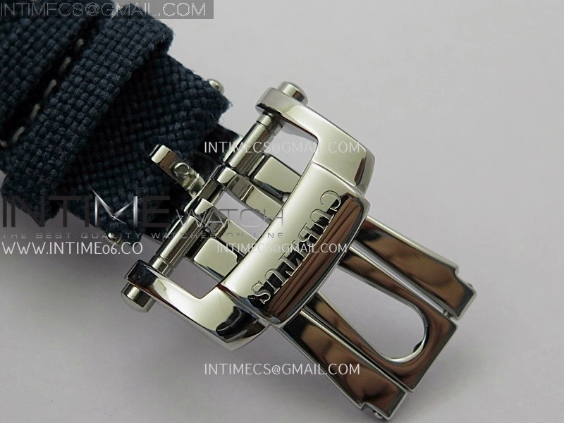 Cubitus 5822 SS HLF Best Edition Blue Dial On Blue Nylon Strap Super Clone Asian 240