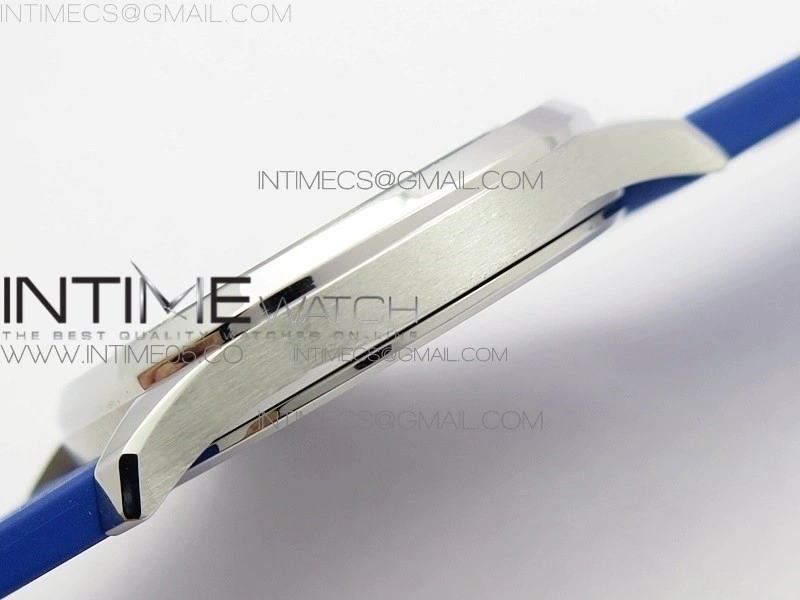Aquanaut 5067A SS PPF 1:1 Best Edition Blue Textured Dial on Blue Rubber Strap AE23