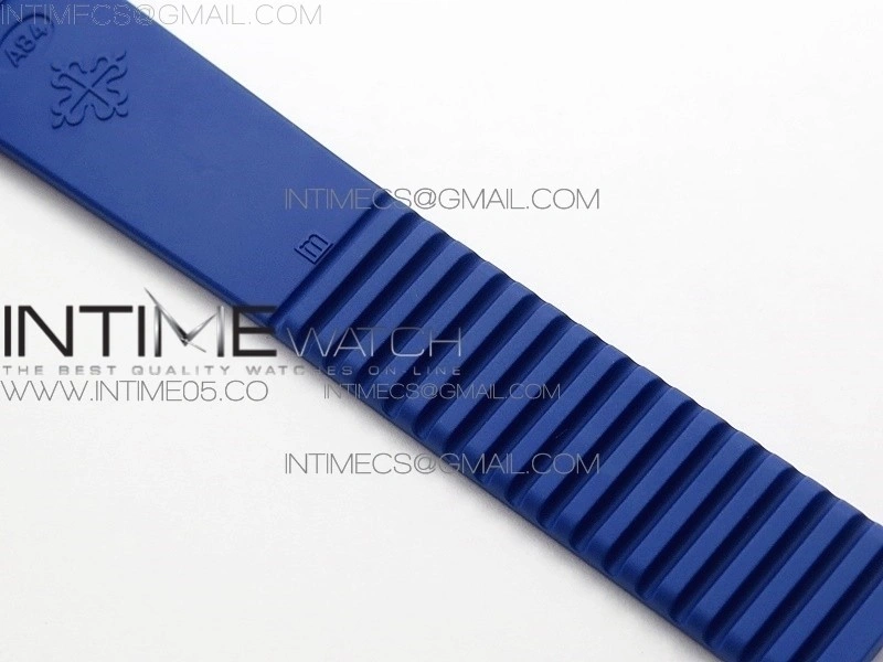 Aquanaut 5067A SS PPF 1:1 Best Edition Blue Textured Dial on Blue Rubber Strap AE23