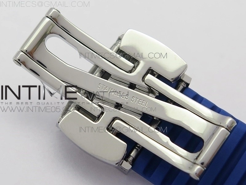 Aquanaut 5067A SS PPF 1:1 Best Edition Blue Textured Dial on Blue Rubber Strap AE23