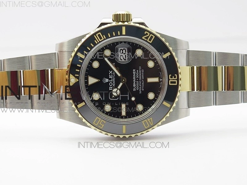 Submariner 41mm 126613 LN SS YG BP Best Edition Black Dial on SS YG Bracelet SH3235