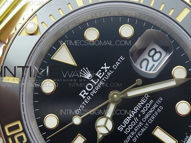 Submariner 41mm 126613 LN SS YG BP Best Edition Black Dial on SS YG Bracelet SH3235