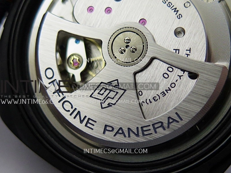 PAM1543 Luna Rossa Submersible 44mm Ceramic VSF 1:1 Best Edition White Dial On Blue Fabric Strap P900