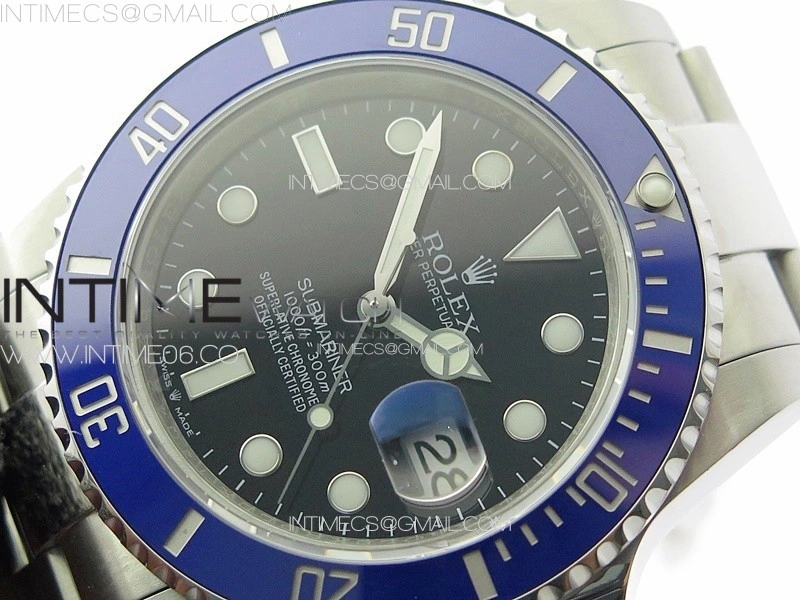 Submariner 41mm 126619 LB Blue Ceramic 3EF 1:1 Best Edition Black Dial On 904L Steel Case And Bracelet VR3235