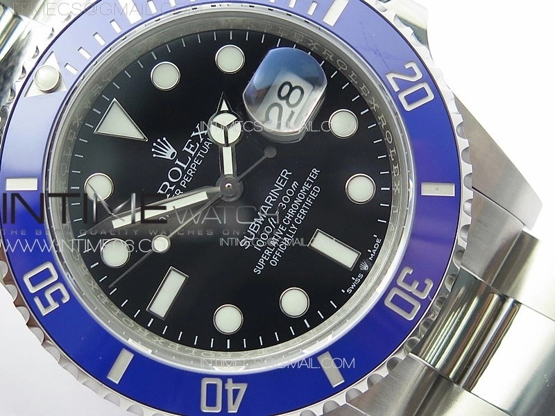 Submariner 41mm 126619 LB Blue Ceramic 3EF 1:1 Best Edition Black Dial On 904L Steel Case And Bracelet VR3235