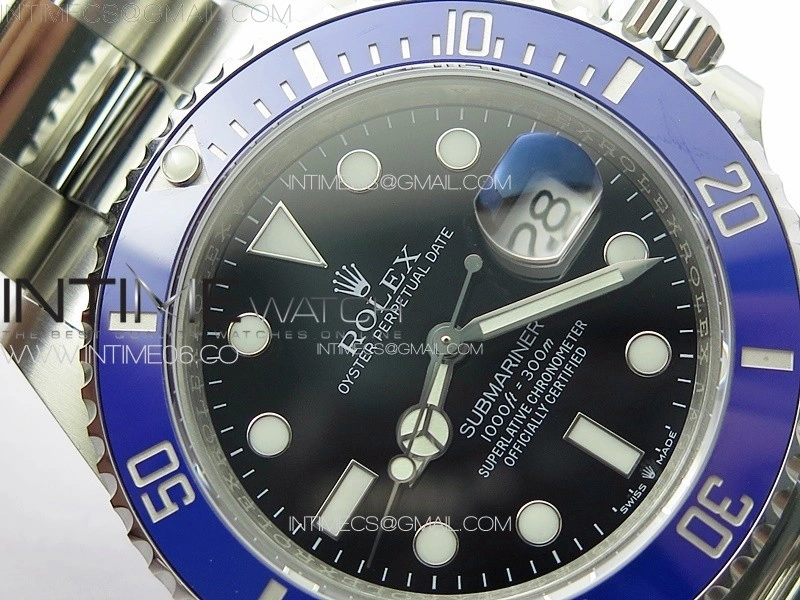 Submariner 41mm 126619 LB Blue Ceramic 3EF 1:1 Best Edition Black Dial On 904L Steel Case And Bracelet VR3235