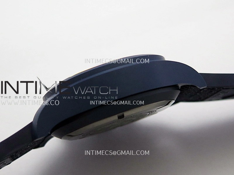 Pilot Chrono IW389404 Blue Ceramic APSF 1:1 Best Edition Blue Dial On Blue Nylon Strap Super Clone A69385