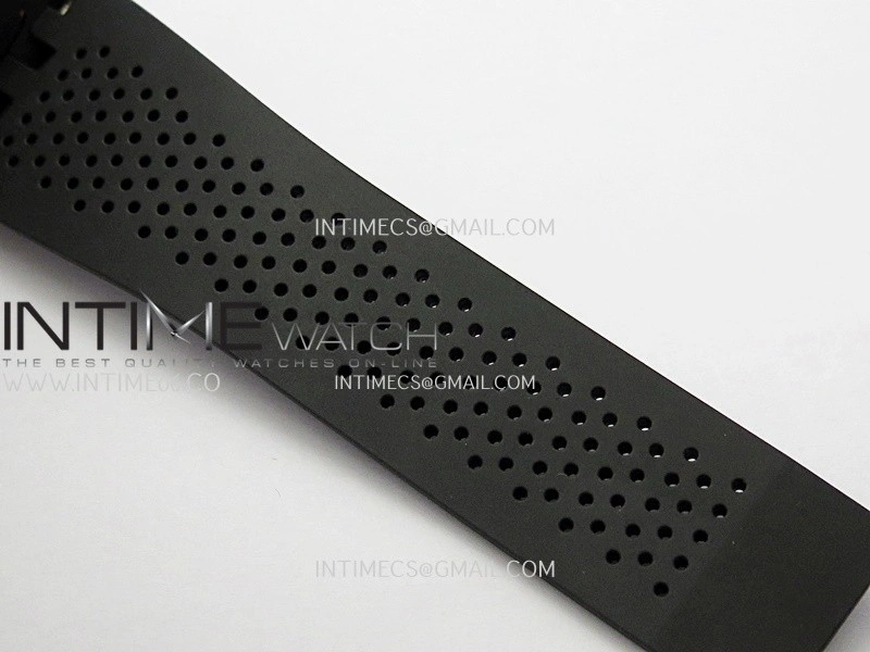 Calibre Heuer 01 Chrono 45mm RG PVD VSF 1:1 Best Edition Skeleton Dial on Rubber Strap A1887