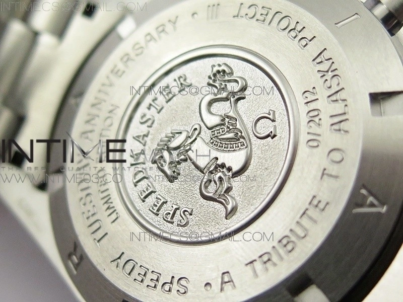 Speedmaster SS “Speedy Tuesday” OMF Best Edition Black Dial on SS Bracelet Manual Winding Chrono Movement