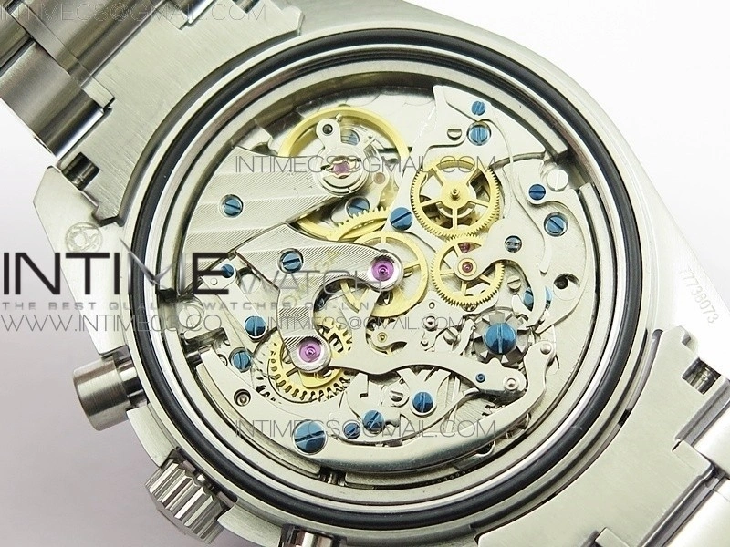 Speedmaster SS “Speedy Tuesday” OMF Best Edition Black Dial on SS Bracelet Manual Winding Chrono Movement