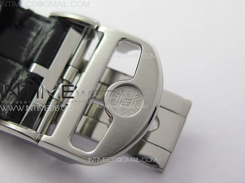 Portuguese Chrono IW371615 ZF 1:1 Best Edition Green Dial on Black Leather Strap A69355
