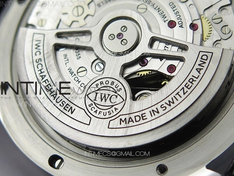 Portuguese Chrono IW371615 ZF 1:1 Best Edition Green Dial on Black Leather Strap A69355